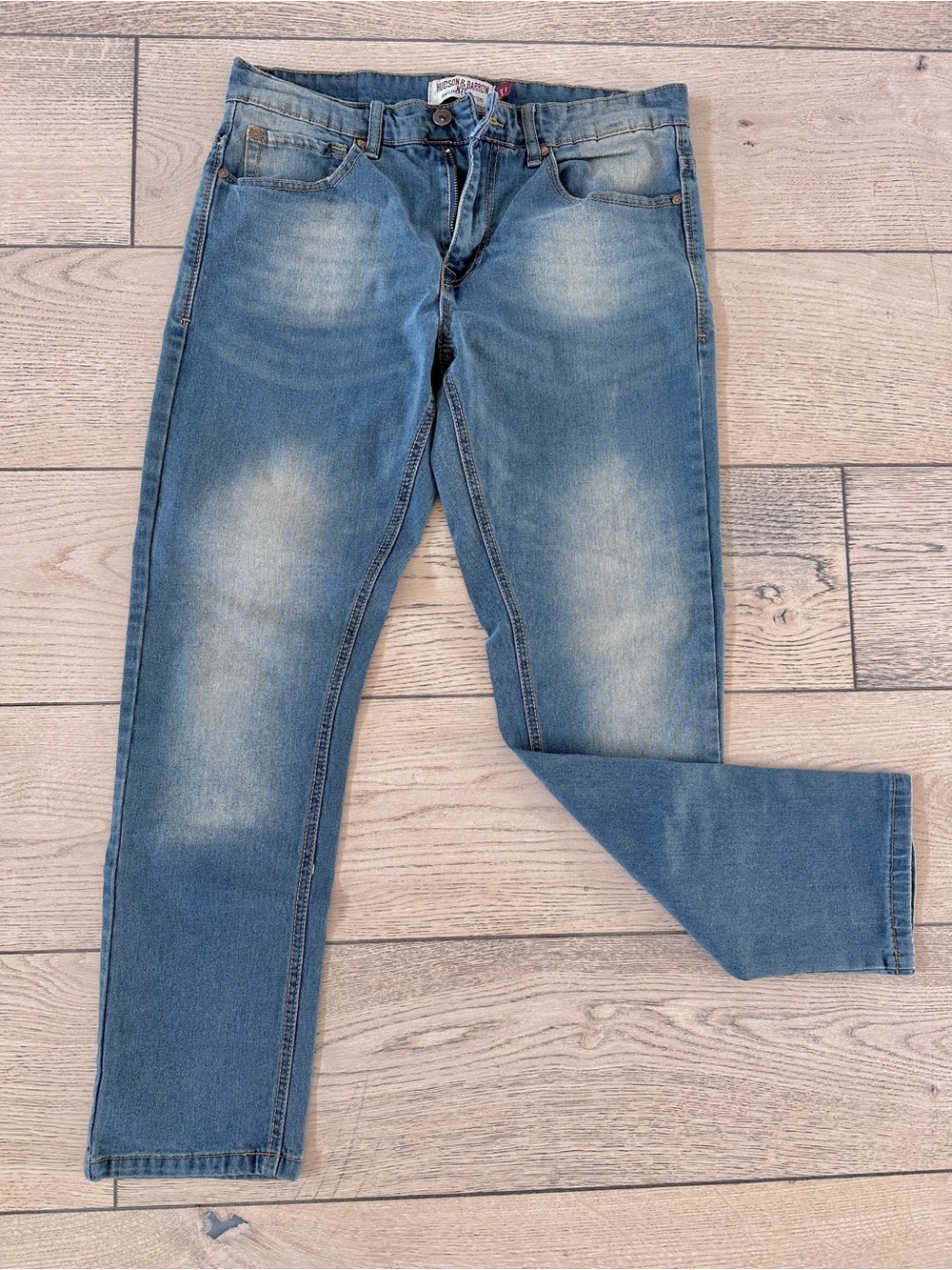 Hudson & Barrow Men's slim stretch jeans